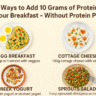 4 Ways to Add 10 Grams of Protein to Your Breakfast-Without Protein Powder | 4 तरीके जिनसे आप अपने नाश्ते में 10 ग्राम प्रोटीन जोड़ सकते हैं – बिना प्रोटीन पाउडर के